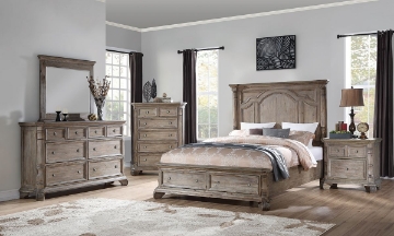 Picture of Tilly Taupe King Storage Bedroom Set