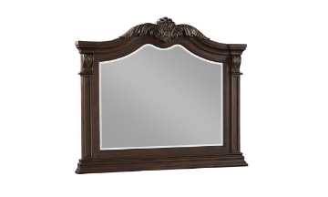 Picture of Monroe Cherry Landscape Mirror