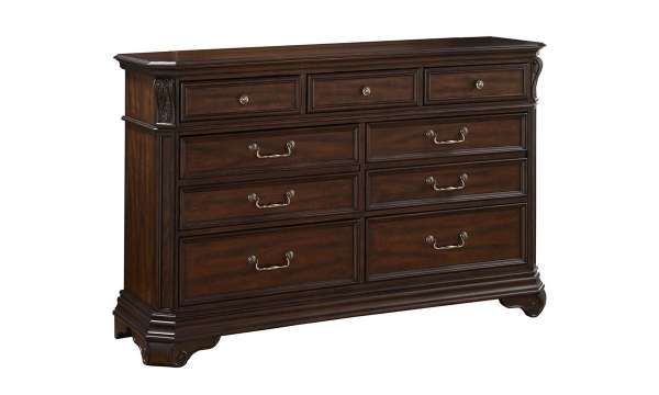 Picture of Monroe Cherry 9-Drawer Dresser
