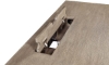 Picture of Platinum Gray Linen Lift Top Desk