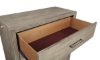 Picture of Platinum Gray Linen 5-Drawer Chest