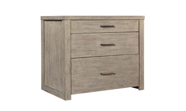 Picture of Platinum Gray Linen Workstation and Combo File