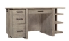 Picture of Platinum Gray Linen 60” Open Shelf Desk