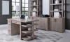 Picture of Platinum Gray Linen 60” Open Shelf Desk