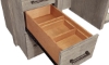 Picture of Platinum Gray Linen 60” Open Shelf Desk
