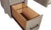 Picture of Platinum Gray Linen 60” Open Shelf Desk