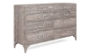 Picture of Sojourn Natural Gray 8-Drawer Dresser