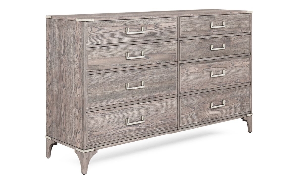 Picture of Sojourn Natural Gray 8-Drawer Dresser