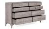 Picture of Sojourn Natural Gray 8-Drawer Dresser