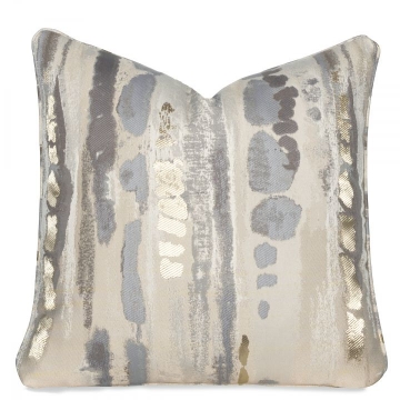 Picture of Carolina Crafted 22-Inch Feather Down Toss Pillow Metallic