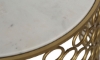 Picture of Artesia Home Tapi White Marble End Table