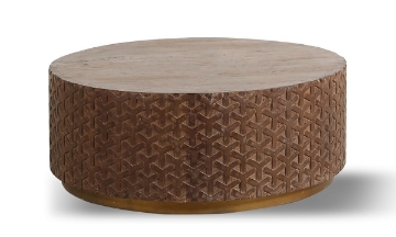 Picture of Artesia Home Bhima Round Cocktail Table