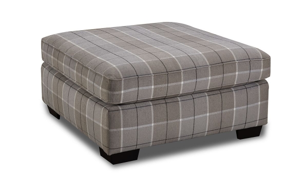 Picture of Collins Plaid Ottoman