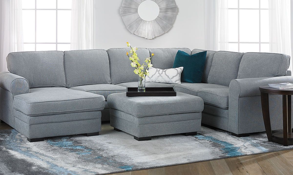Picture of Prospect Gray 3-Piece Sleeper Sectional