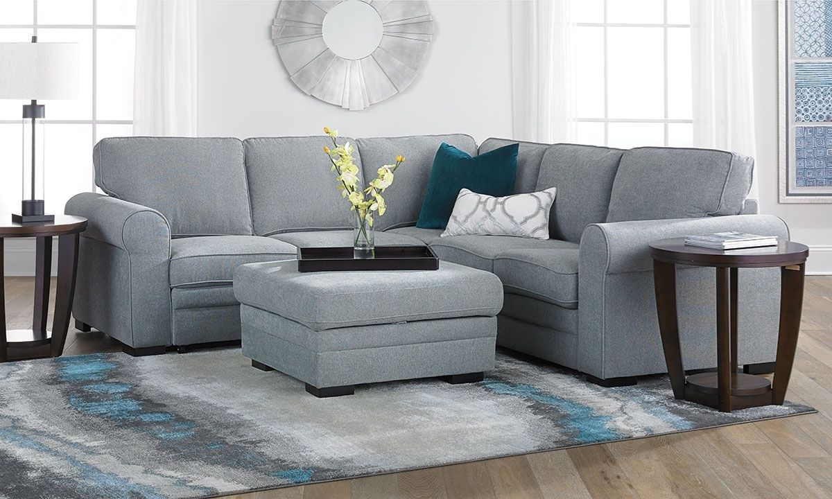 Picture of Prospect Gray 2-Piece Sleeper Sectional