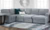 Picture of Prospect Gray 3-Piece Sleeper Sectional with Right Storage Chaise
