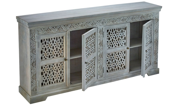 Picture of Pink City Diabelli 80” Solid Wood Sideboard