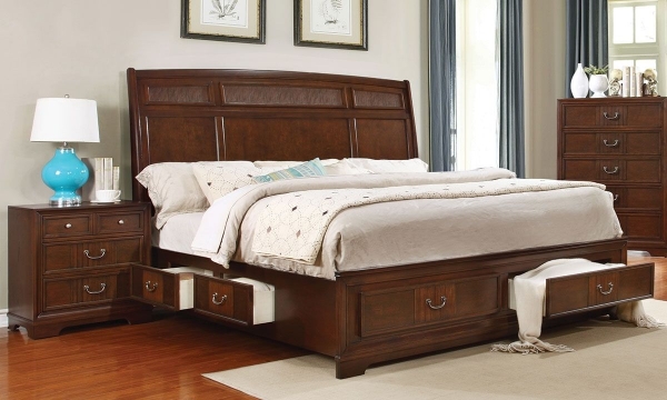 Picture of Parkhurst Cherry Queen Storage Bed