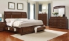 Picture of Parkhurst Cherry Queen Sleigh Storage Bedroom Set