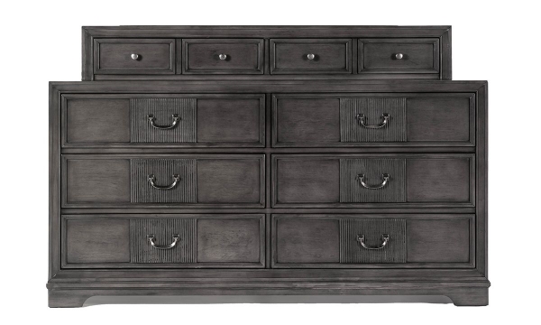 Picture of Parkhurst Gray 8-Drawer Dresser