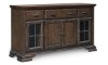 Picture of Thatcher Amber Credenza with Wine Storage