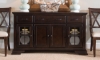 Picture of Thatcher Amber Credenza with Wine Storage