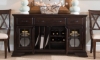 Picture of Thatcher Amber Credenza with Wine Storage