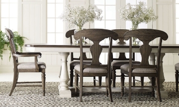 Picture of Brookhaven 5-Piece Farmhouse Trestle Dining Set