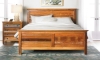 Picture of Mumbai Handcrafted Solid Wood King Panel Bed