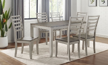 Picture of Abacus Alabaster and Honey 5-Piece Dining Set