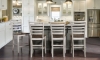 Picture of Abacus Alabaster and Honey Counter Height Stool