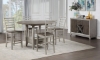 Picture of Abacus Alabaster and Honey Round Counter Height Dining Table