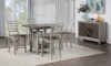 Picture of Abacus Alabaster and Honey Round Counter Height Dining Table