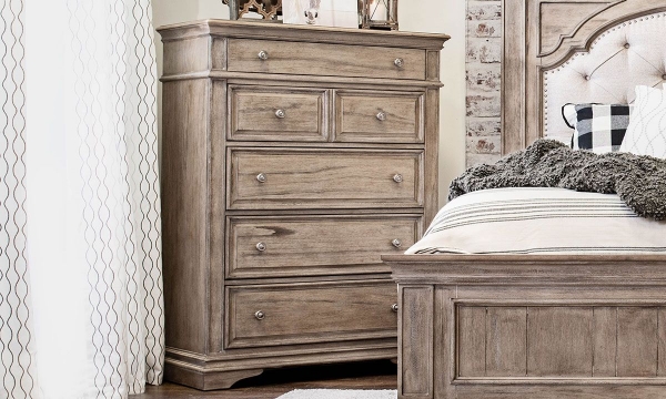 Picture of Highland Park Driftwood 5-Drawer Chest