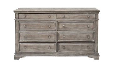 Picture of Highland Park Driftwood 8-Drawer Dresser