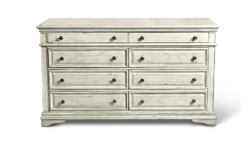 Picture of Highland Park White 8-Drawer Dresser