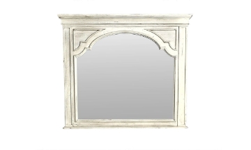 Picture of Highland Park White Landscape Mirror