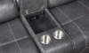 Picture of Caspian Gray Double Reclining Console Loveseat