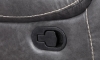 Picture of Caspian Gray Double Reclining Console Loveseat