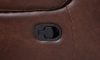 Picture of Caspian Brown Double Reclining Sofa with Drop Down Table
