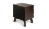 Picture of Greentown Brown Solid Pine 2-Drawer Nightstand
