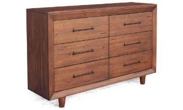 Picture of Denver Brown 6-Drawer Dresser