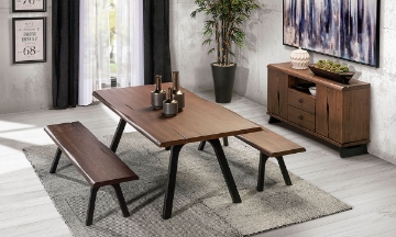 Picture of Rotta Denver Live Edge 3-Piece Dining Set