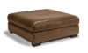 Picture of Medici Chestnut Leather Ottoman