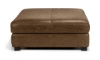 Picture of Medici Chestnut Leather Ottoman