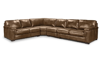Picture of Medici Chestnut 4-Piece Corner Sectional