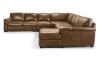 Picture of Medici Chestnut 5-Piece Right Chaise Sectional