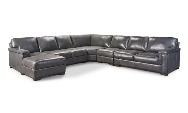 Picture of Medici Gray 5-Piece Left Chaise Sectional