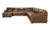 Picture of Medici Chestnut 5-Piece Left Chaise Sectional