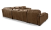 Picture of Medici Chestnut 5-Piece Left Chaise Sectional